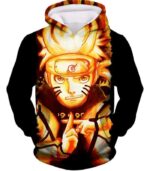 Boruto Boruto Uzumaki Tailed Beast Mode Shadow Clone Jutsu Black Action Hoodie - Hoodie