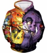 Boruto Brothers Boruto And Sasuke Zip Up Hoodie - Hoodie