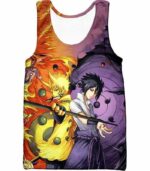 Boruto Brothers Boruto And Sasuke Zip Up Hoodie - Tank Top