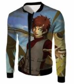 Boruto Cool Ninja Kazekage Gaara Of The Sand Zip Up Hoodie - Jacket