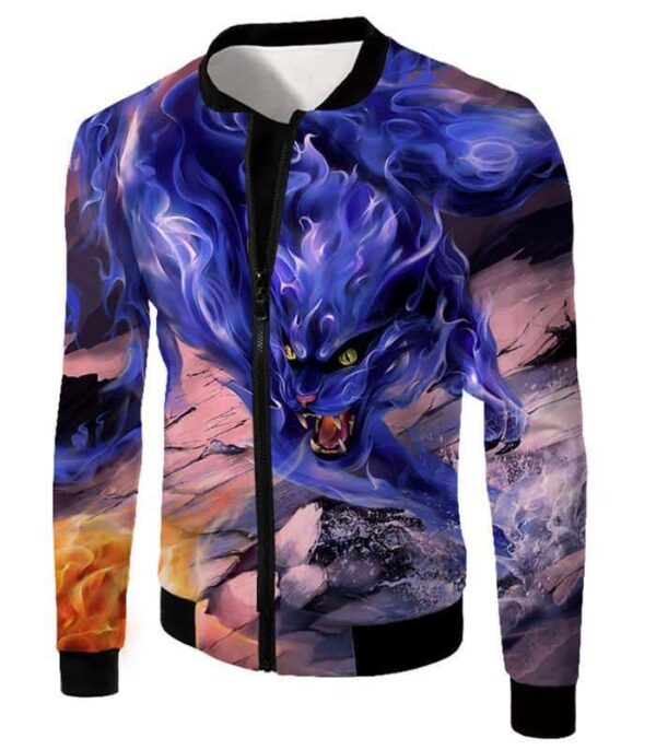 Boruto Cool Two Tailed Chakra Beast Matatabi Action Hoodie - Jacket