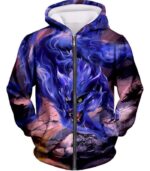 Boruto Cool Two Tailed Chakra Beast Matatabi Action Hoodie - Zip Up Hoodie