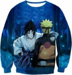 Boruto Eternal Friends And Foes Cool Boruto And Sasuke Ultimate Hoodie - Sweatshirt