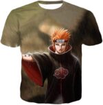 Boruto Extremely Powerful Akatsuki Leader Hidden Rains Pain Cool Action Hoodie - T-Shirt