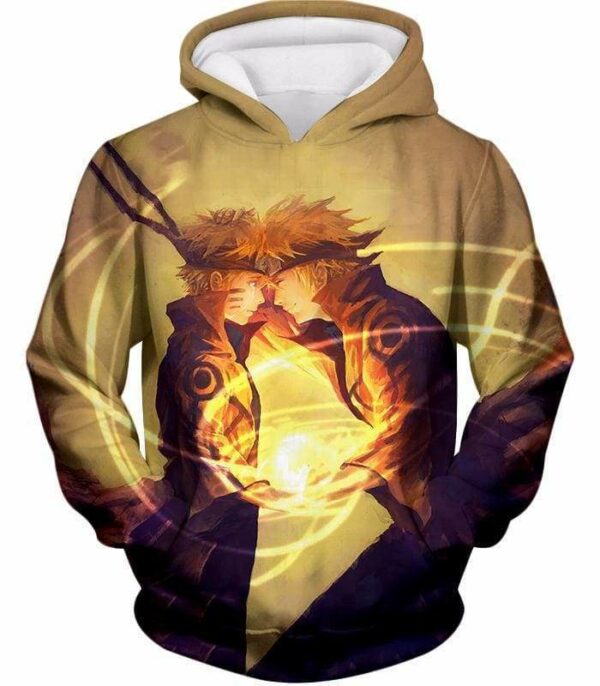 Boruto Father And Son Minato And Boruto Fan Art Hoodie