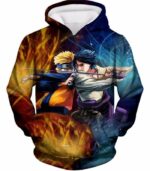 Boruto Friends Or Foes Boruto And Sasuke Best Action Zip Up Hoodie - Hoodie