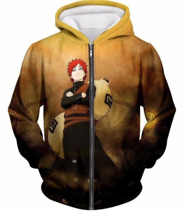 Boruto Kazekage Of Sand Village Gaara The Demon Hoodie - Zip Up Hoodie