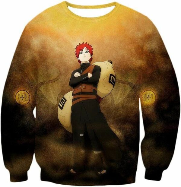 Boruto Kazekage Of Sand Village Gaara The Demon Zip Up Hoodie - Sweatshirt