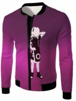 Boruto Leaf Ninja Haruno Sakura Shadow Sketch Purple Hoodie - Jacket