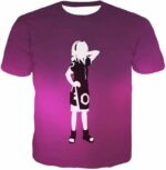 Boruto Leaf Ninja Haruno Sakura Shadow Sketch Purple Hoodie - T-Shirt