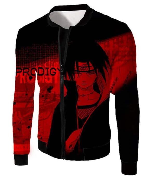 Boruto Leaf Ninja Prodigy Itachi Uchiha Cool Red Hoodie - Jacket