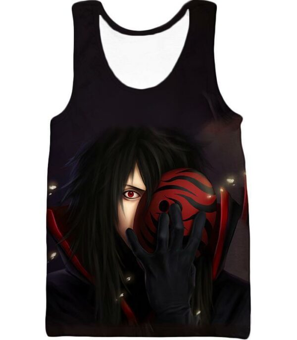 Boruto Legendary Ninja Masked Villain Madara Uchiha Cool Black  Hoodie - Tank Top