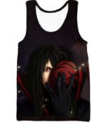 Boruto Legendary Ninja Masked Villain Madara Uchiha Cool Black  Zip Up Hoodie - Tank Top