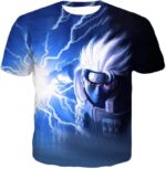 Boruto Lightning Ninja Hero Hidden Leafs Hatake Kakashi Black Zip Up Hoodie - T-Shirt
