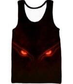 Boruto Nine Tails Beast Fox Kurama DangeroEyes Cool Black Zip Up Hoodie - Tank Top