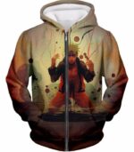 Boruto Nine Tails Beast Jinchuriki Uzumaki Boruto Hoodie - Zip Up Hoodie