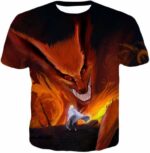 Boruto Nine Tails Fox Kurama Vs The Fourth Hokage Minato Ultimate Anime Hoodie - T-Shirt