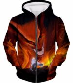 Boruto Nine Tails Fox Kurama Vs The Fourth Hokage Minato Ultimate Anime Hoodie - Zip Up Hoodie