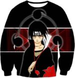 Boruto Powerful Ninja Prodigy Ultimate Itachi Uchiha Black Hoodie - Sweatshirt