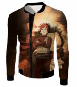 Boruto Powerful Sand Ninja Garaas Painful Past Cool Black Hoodie - Jacket