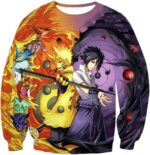 Boruto Reincarnations Of Indra And Ashura Sasuke And Boruto Cool Action Hoodie - Sweatshirt