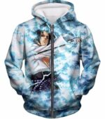 Boruto Sasuke Uchiha Cool Lightning Type Ninja Anime Hoodie - Zip Up Hoodie