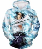 Boruto Sasuke Uchiha Cool Lightning Type Ninja Anime Zip Up Hoodie - Hoodie