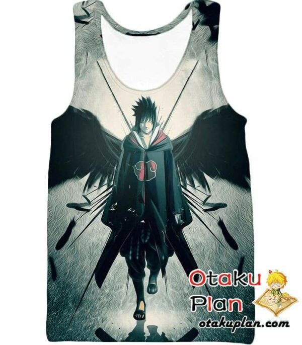 Boruto Sasuke Uchiha Fallen Angel Hoodie - Tank Top