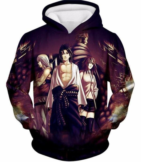 Boruto Sasuke Uchiha Own Team Hebi Cool Anime Hoodie - Hoodie