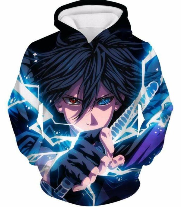 Boruto Sasuke Uchiha Sharingan And Rinnegan Zip Up Hoodie - Hoodie