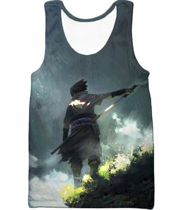 Boruto Sasuke Uchiha The Ultimate Ninja Warrior Anime Hoodie - Tank Top