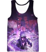 Boruto Sasuke Uchihas Powerful Eye Mangekyou Sharingan Technique Susanoo Zip Up Hoodie - Tank Top