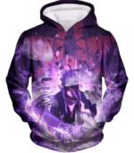 Boruto Sasuke Uchihas Powerful Eye Mangekyou Sharingan Technique Susanoo Zip Up Hoodie - Hoodie