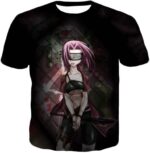 Boruto Sexy Pink Haired Ninja Haruno Sakura Black Hoodie - T-Shirt