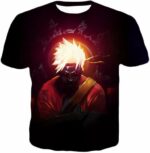 Boruto Super Cool Ninja Art Uzumaki Boruto The Sage Black Zip Up Hoodie - T-Shirt