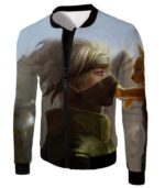 Boruto Young Chakra Beast Kurama And Kakashi HD Print White Hoodie - Jacket