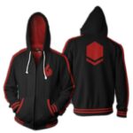 DC Comics The Flash Symbol Zip Up Hoodie - Superhero 3D Zip Up Hoodies And Clothing Hoodie