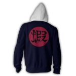 Dragon Ball Z Zip Up Hoodie - Super Saiyan Blue Vegito Power Hoodie