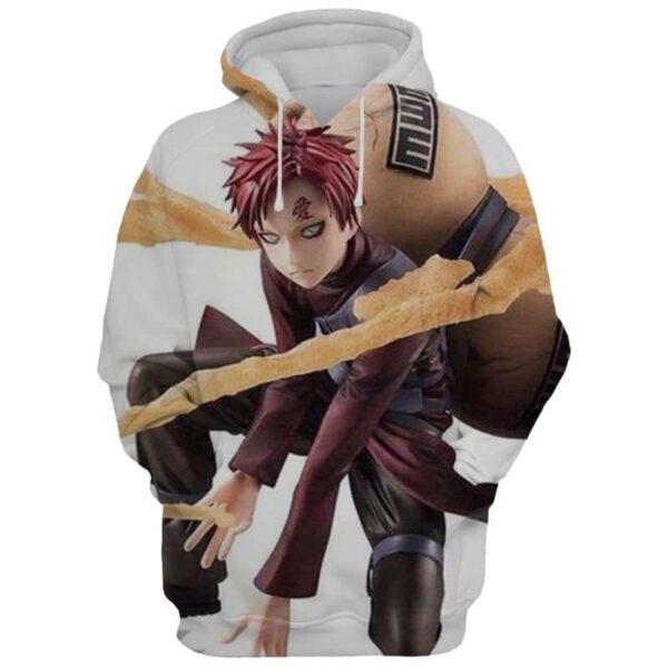 G.E.M. Series Naruto Hoodie Shippuden Gaara Hoodie - Naruto 3D Graphic Hoodie