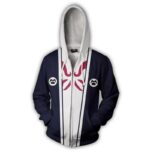 Gamabunta Cosplay Naruto Zip Up Hoodie - Naruto 3D Printed Hoodies