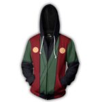 Jiraiya Zip Up Hoodie Jacket - Naruto Cosplay Hoodies Jacket