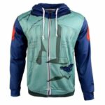 Kakashi Hatake Hoodie - Naruto Cosplay Anime Zip Up Hoodie