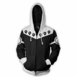 Naruto 6 Paths Black Zip Up Hoodie Jacket