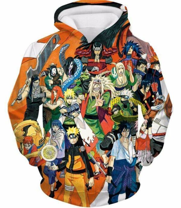 Naruto All Characters Hoodie