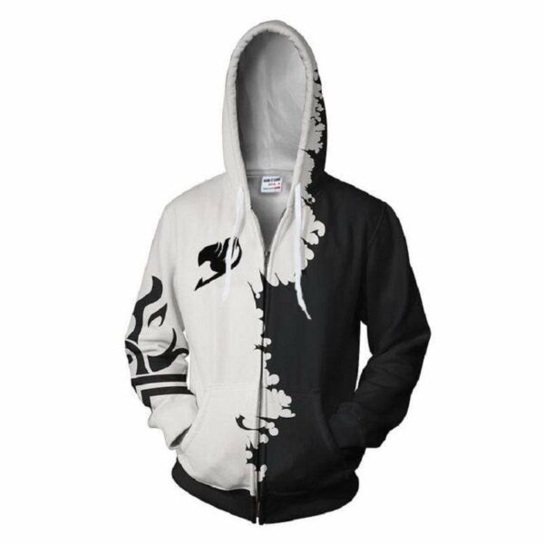 Naruto Cosplay Hoodie - Minato Namikaze Hokage Zip Up Up Hoodie