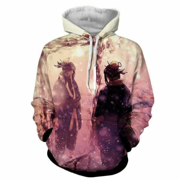 Naruto Hoodie - Manga Haku Ice Ninjutsu Premium Hoodie