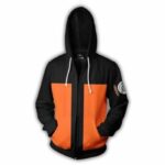 Naruto Hoodie  - Naruto Shippuden Anime Hoodie Jacket - Zip Up Hoodie