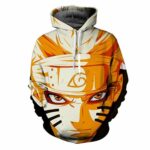 Naruto Hoodie  - Naurto Nine Tails Chakra Sage Mode Hoodie