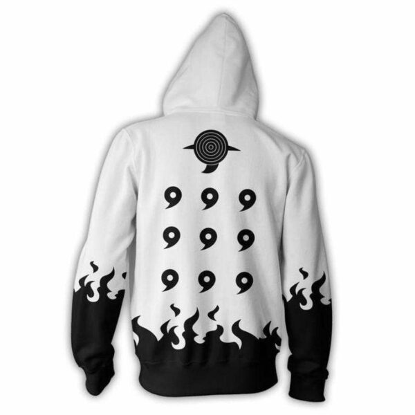 Naruto Hoodie Sage Of Six Paths Hoodie - Madara Uchiha 6 Paths White Hoodie