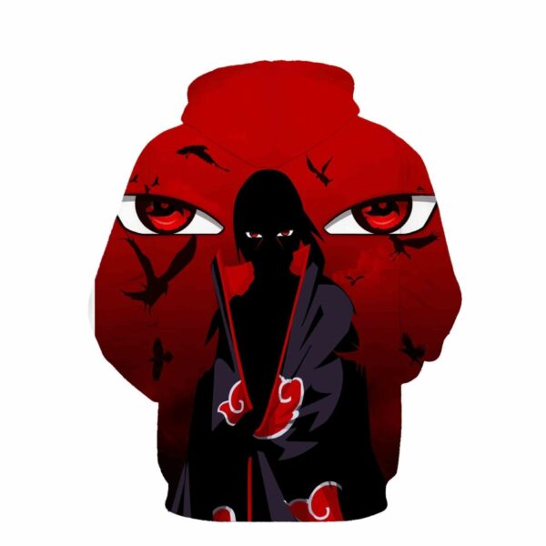 Naruto Hoodie - Sasuke Uchiha In Shadow Pullover Hoodie